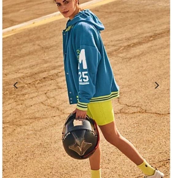 NWT FREE PEOPLE POST UP SWEAT JACKET - Picture 10 of 10